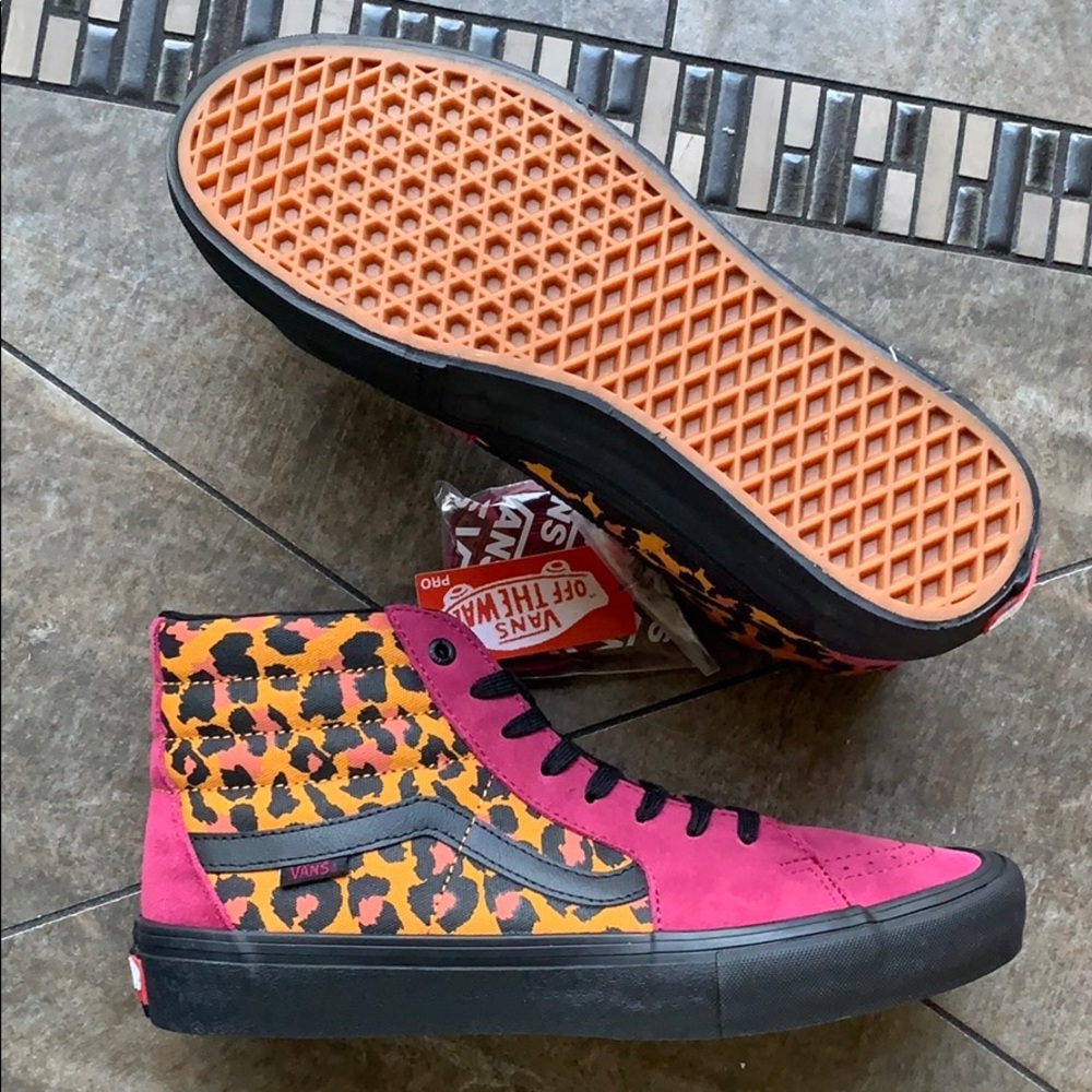 VANS SH8-HI PRO PUNK BEST RED/BLACK MEN’S - Picture 3 of 16